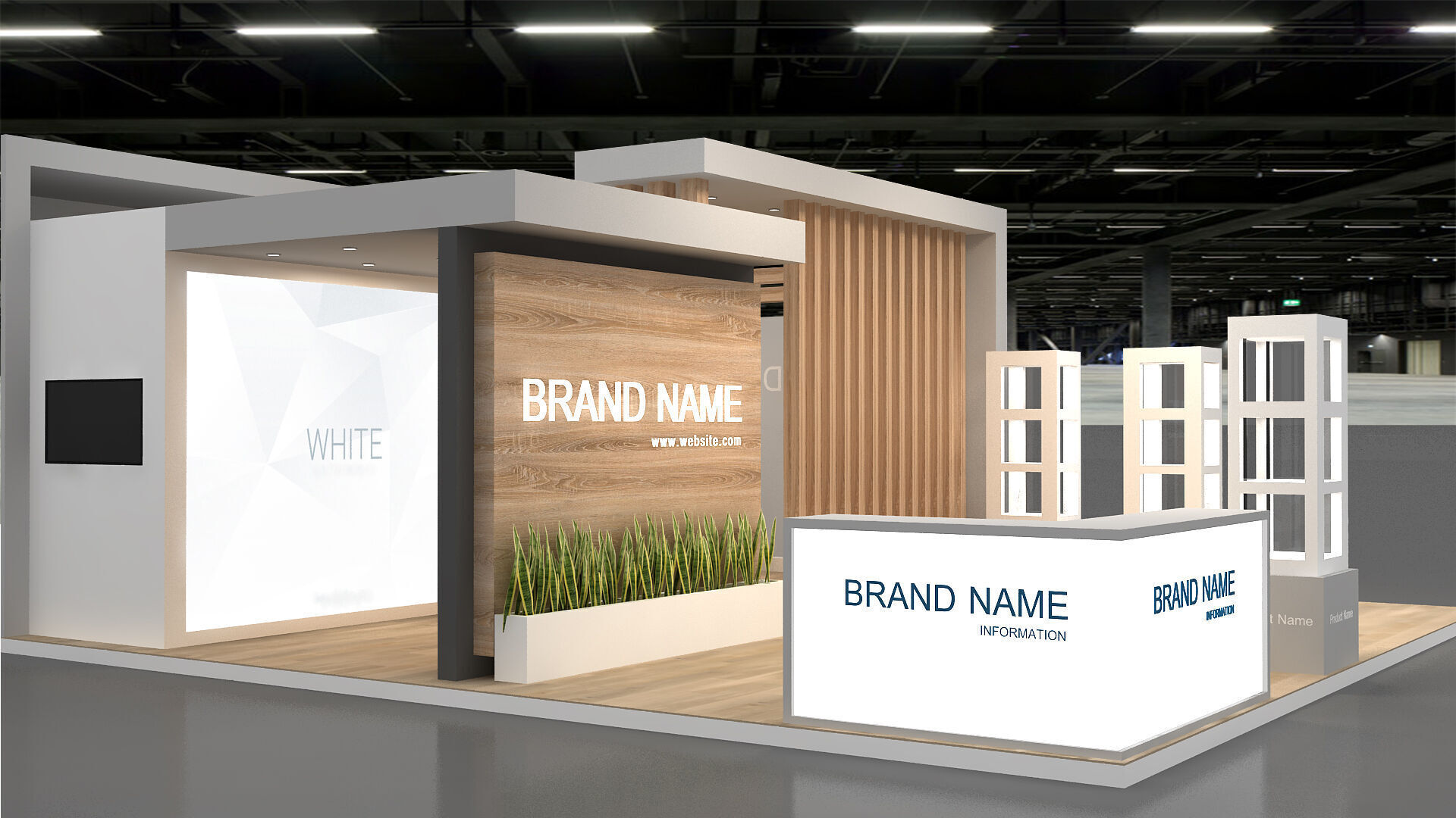 3d Exhibition 3D model_4