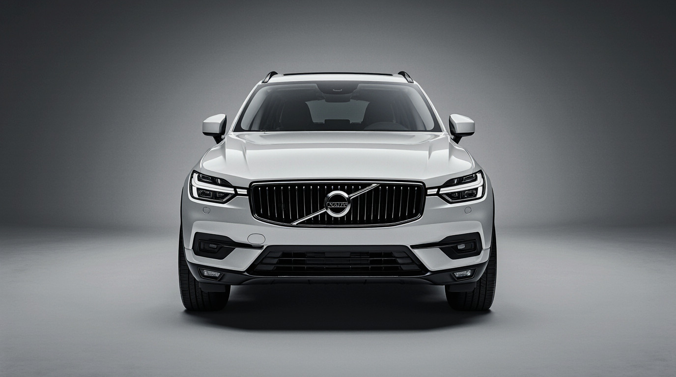 White Volvo XC40 3d Model Low-poly 3D model_2