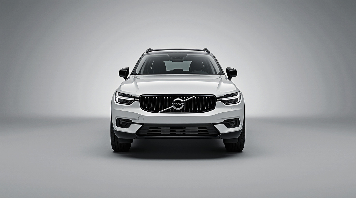 White Volvo XC40 3d Model Low-poly 3D model_1