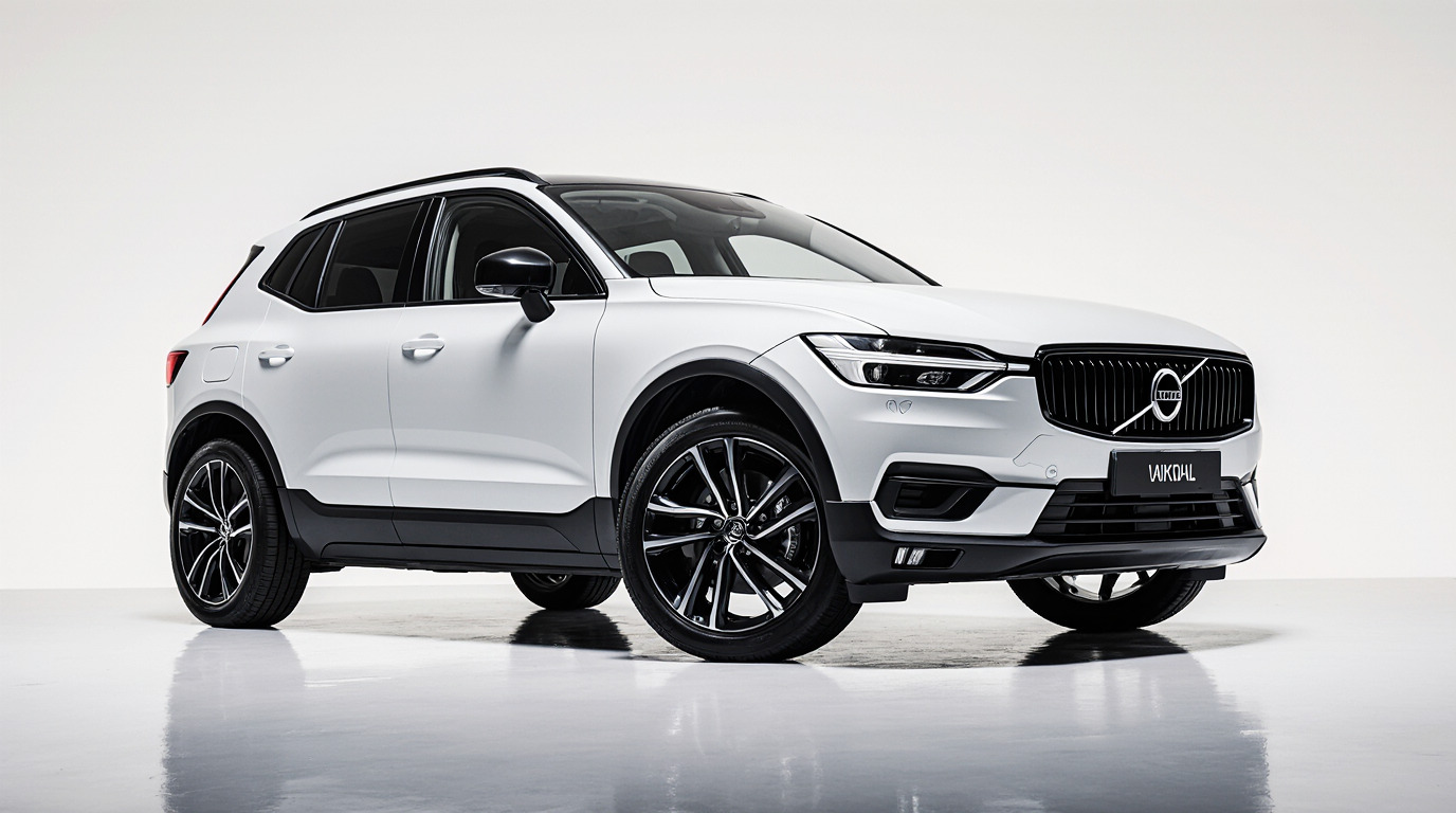 White Volvo XC40 3d Model Low-poly 3D model_7