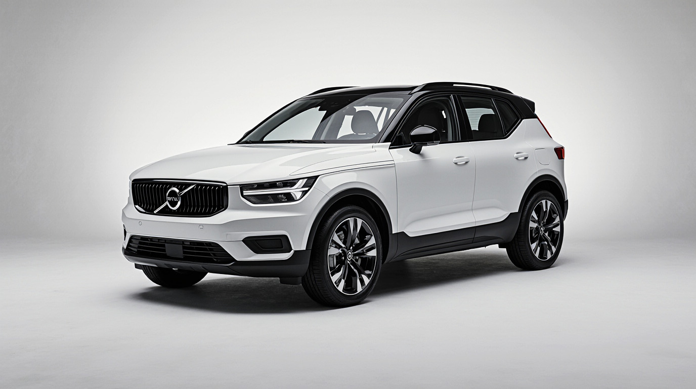 White Volvo XC40 3d Model Low-poly 3D model_6