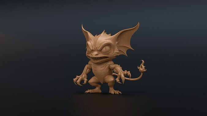 Bat-Eared Creature 3D print model