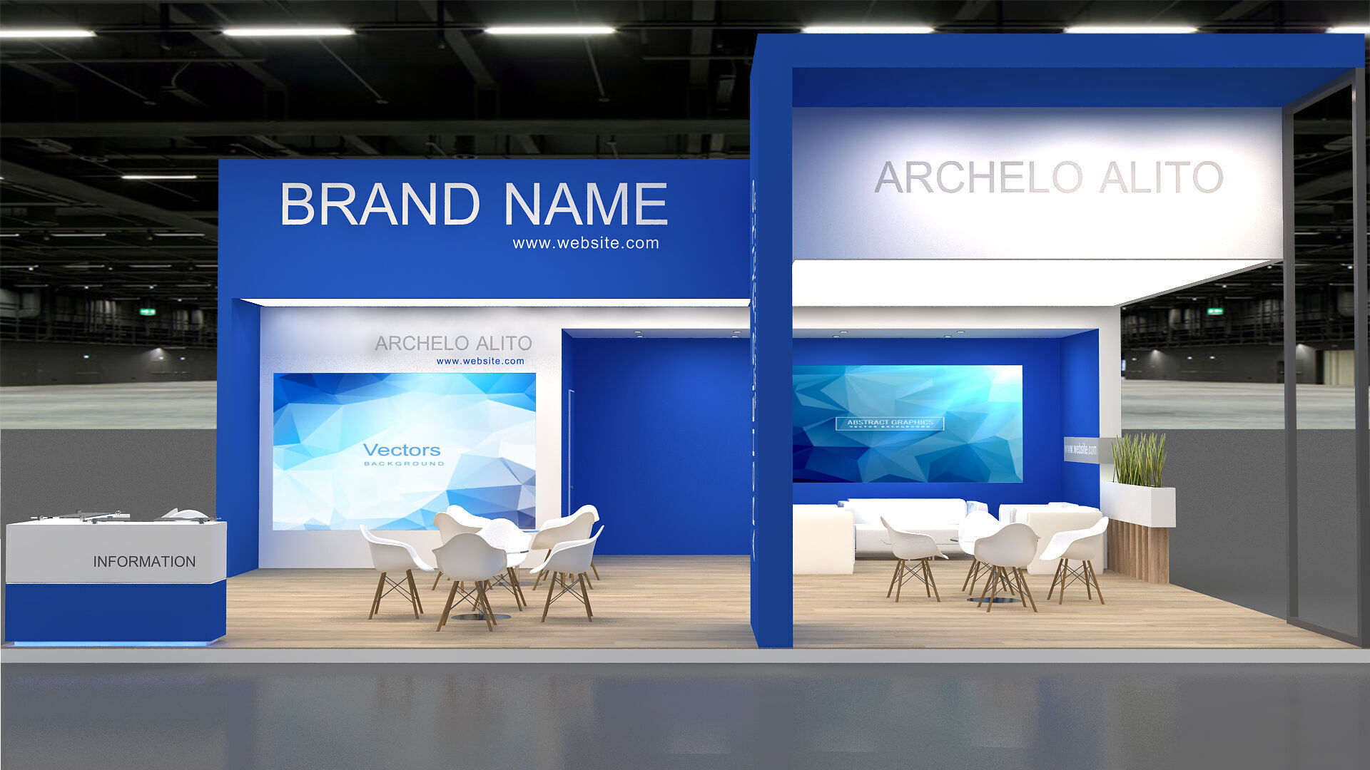 3D Exhibition 3D model_2