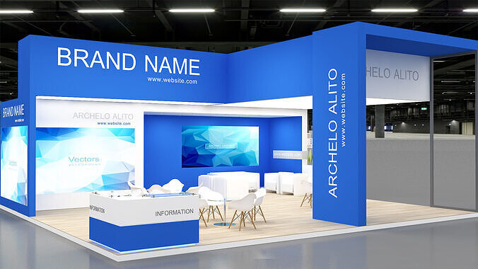 3D Exhibition 3D model
