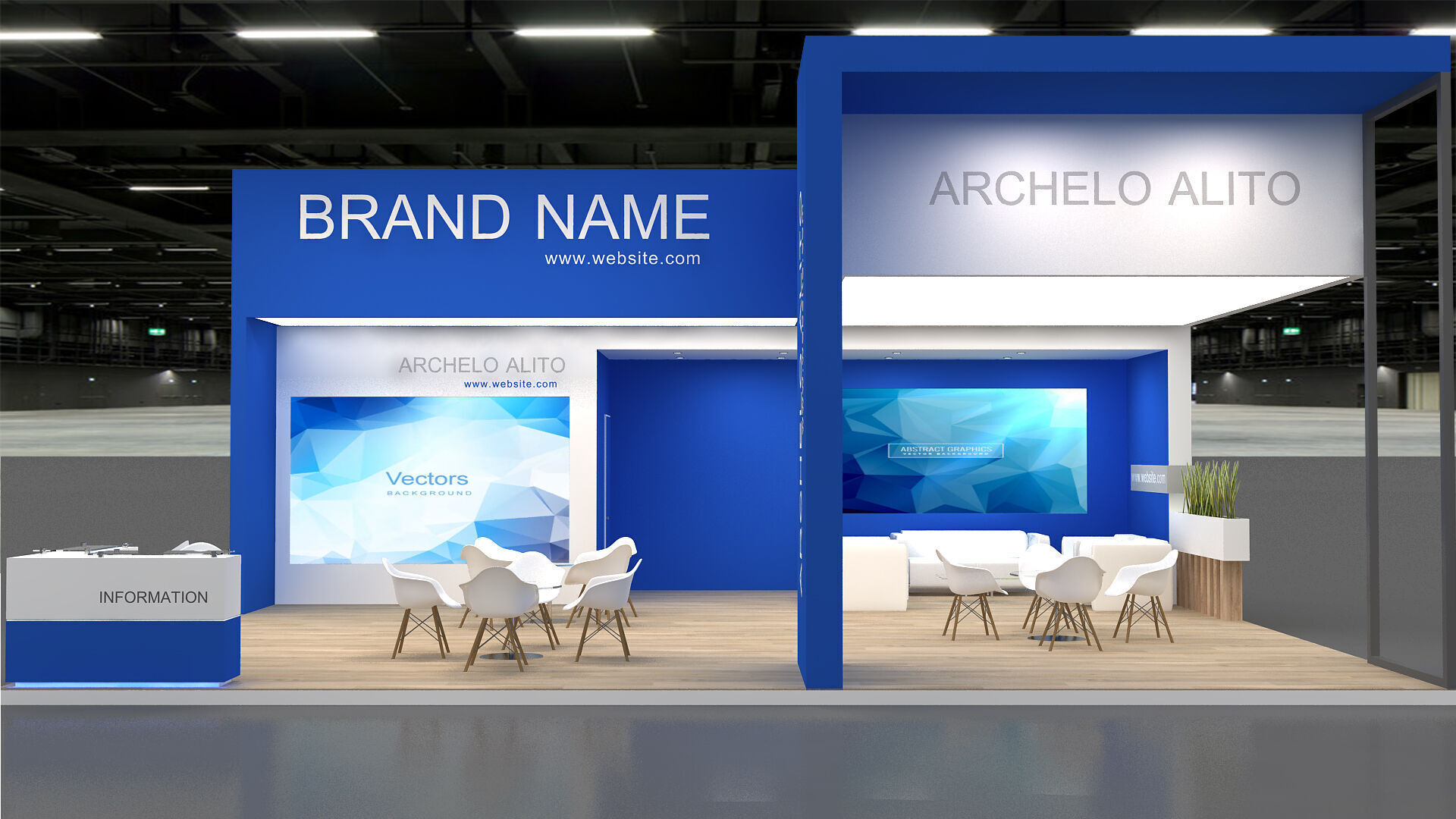 3D Exhibition 3D model_1