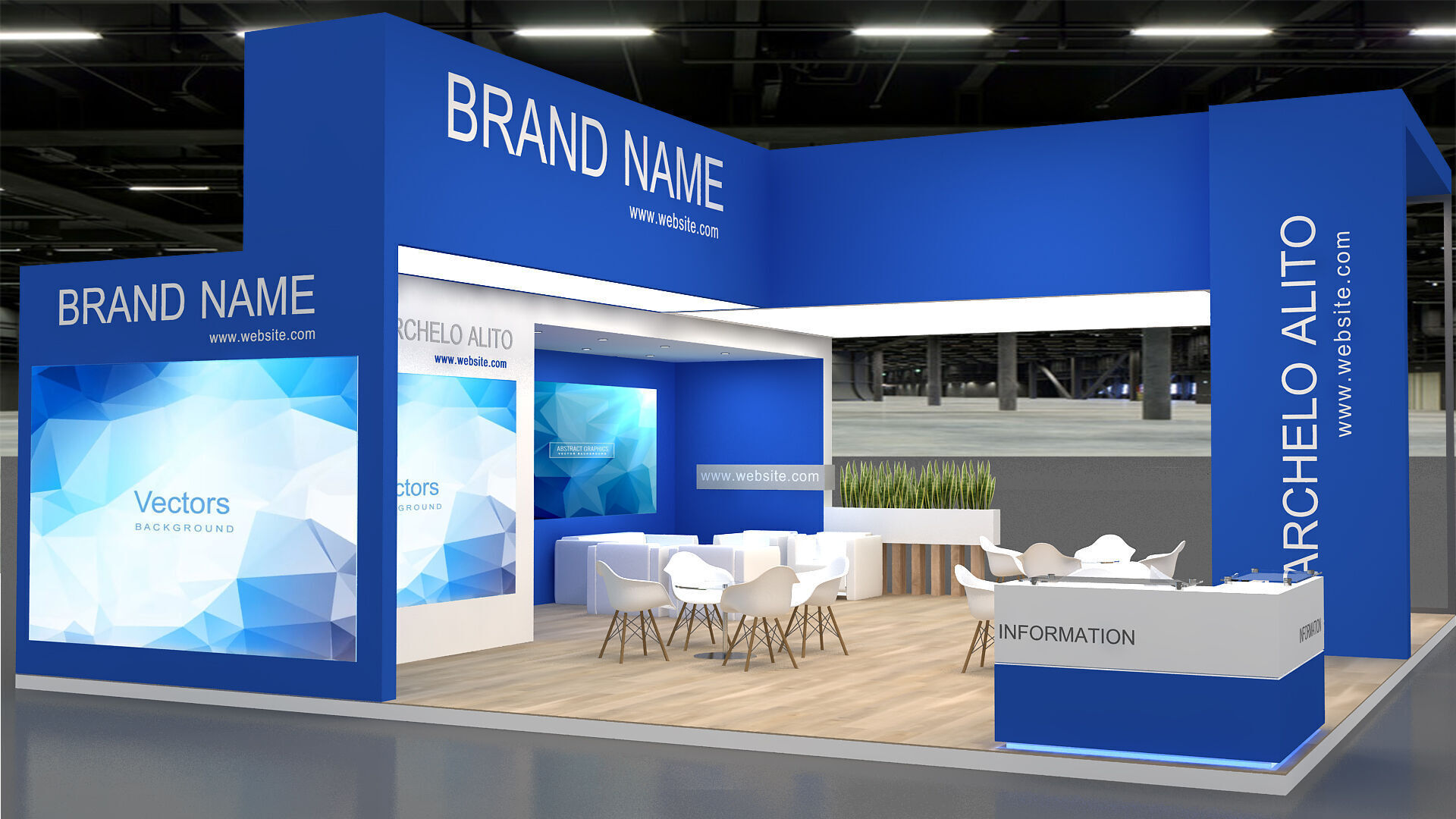 3D Exhibition 3D model_5