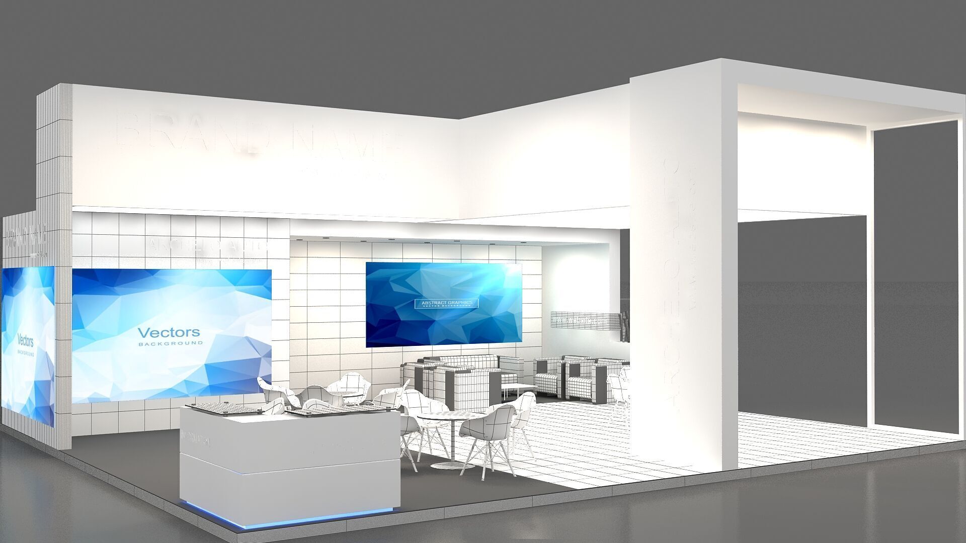 3D Exhibition 3D model_8