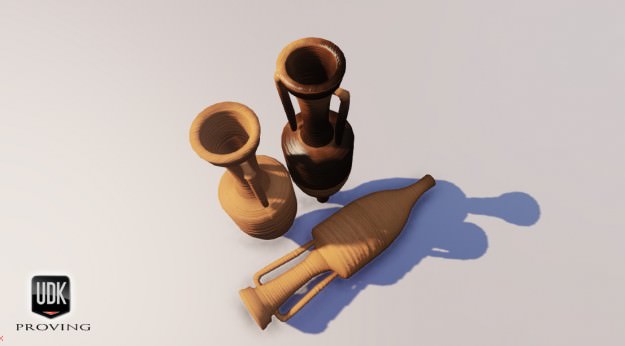 Amphora rar Low-poly 3D model_6