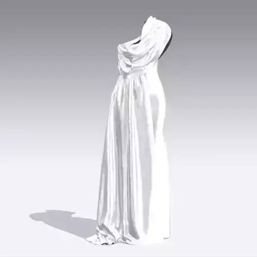 dress elastic drape look