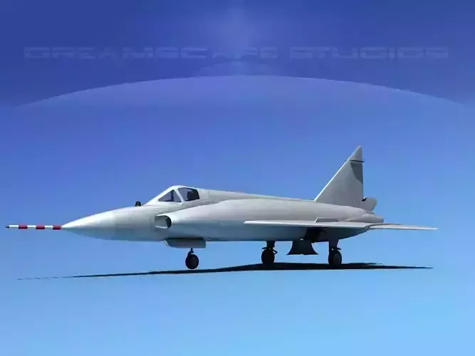 Convair F-102 Delta Dagger Bare Metal