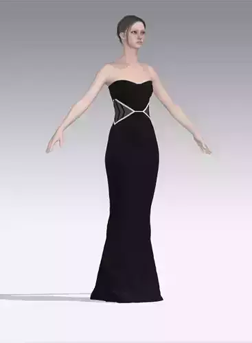 dress corset hourglass shape