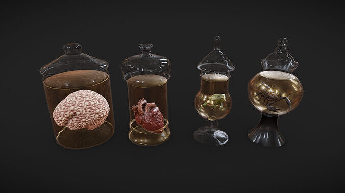 Occult Items 05 Low-poly 3D model