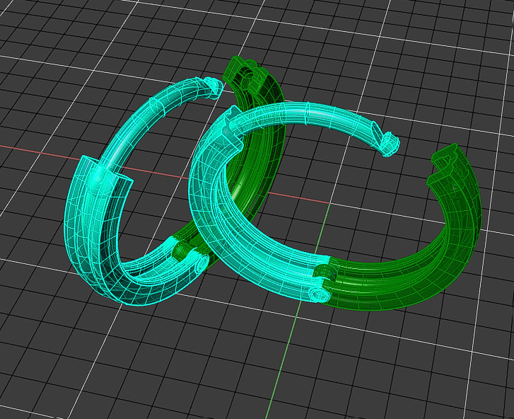 earring models 3D print model_2