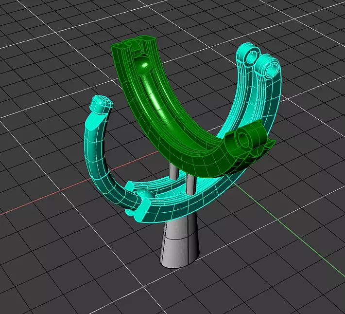 earring models 3D print model_0