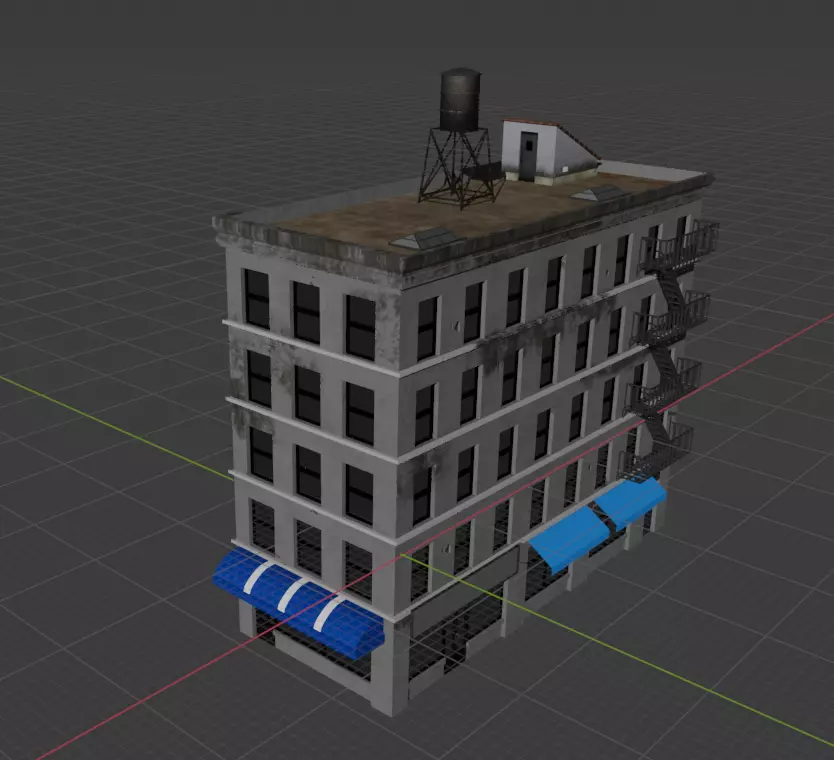 Apartment-02 Free low-poly 3D model_0