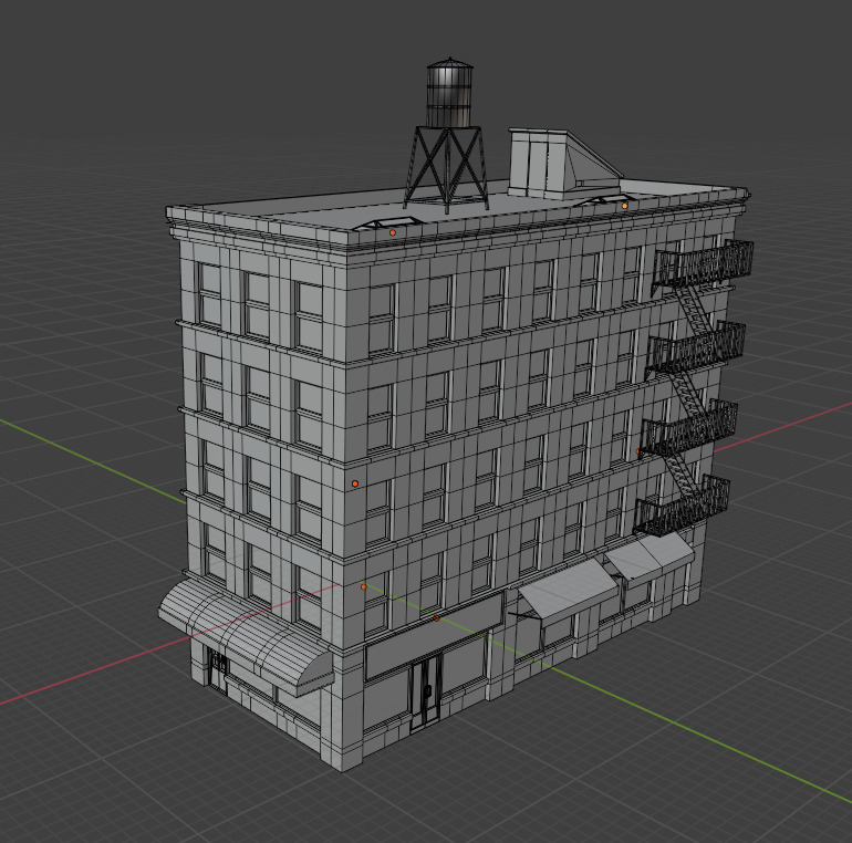 Apartment-02 Free low-poly 3D model_6