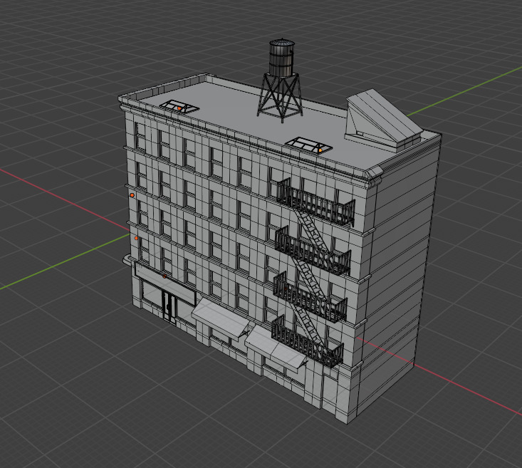 Apartment-02 Free low-poly 3D model_5