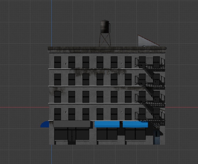 Apartment-02 Free low-poly 3D model_1