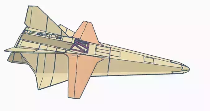 space 1999 glider for the 44 inch eagle studio size 