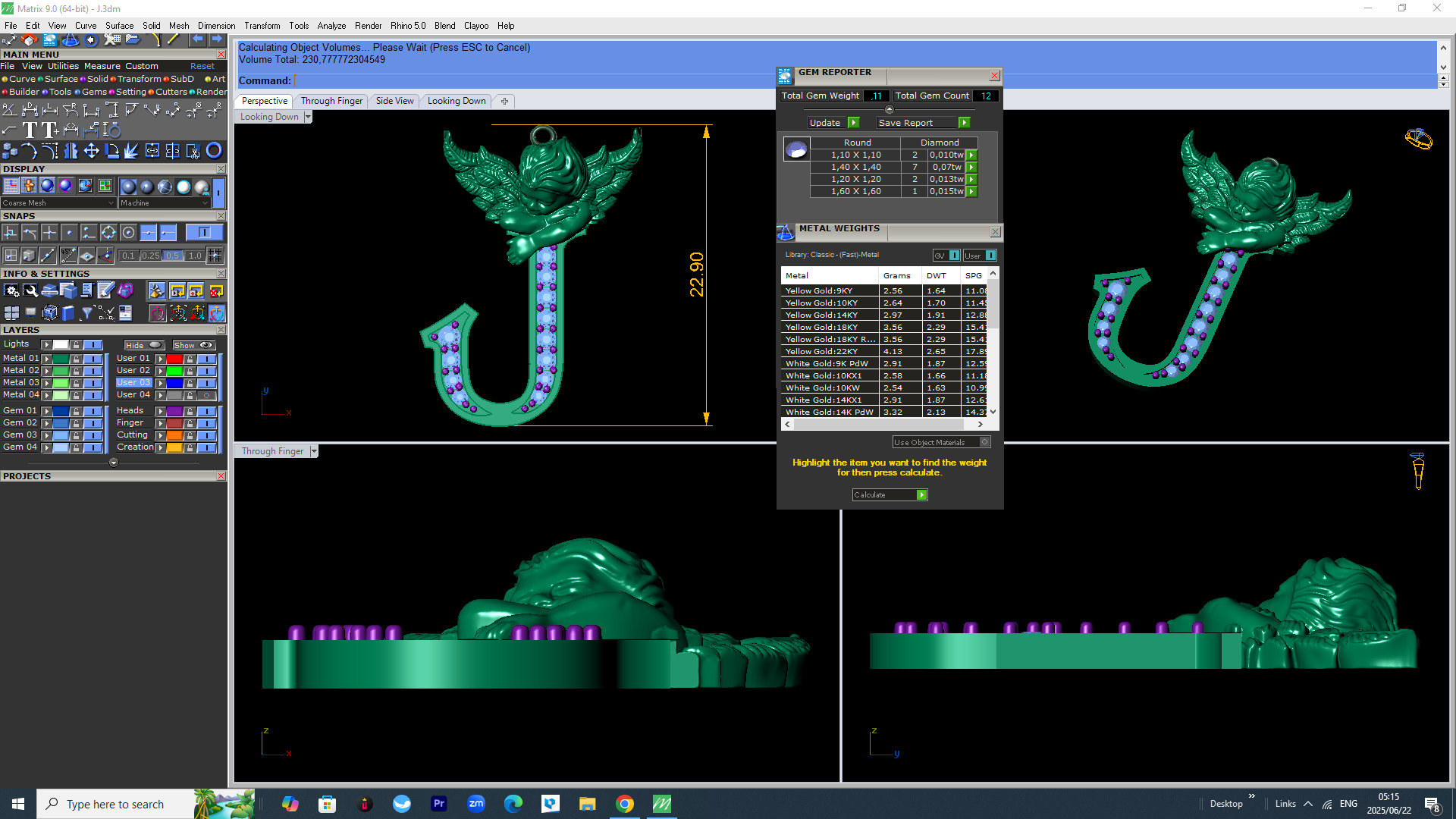 A To Z Coplete alphabic pandant stl file 3D print model_9