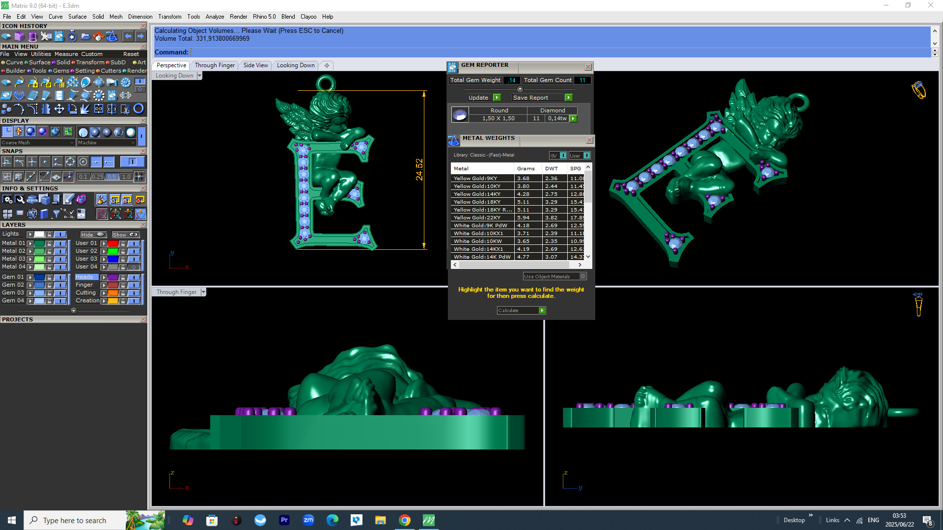 A To Z Coplete alphabic pandant stl file 3D print model_4