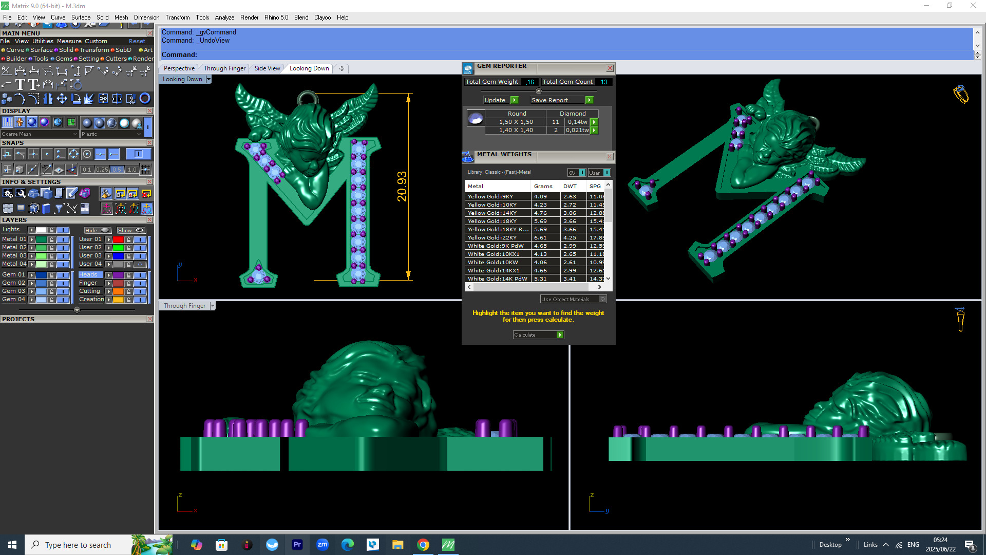 A To Z Coplete alphabic pandant stl file 3D print model_11