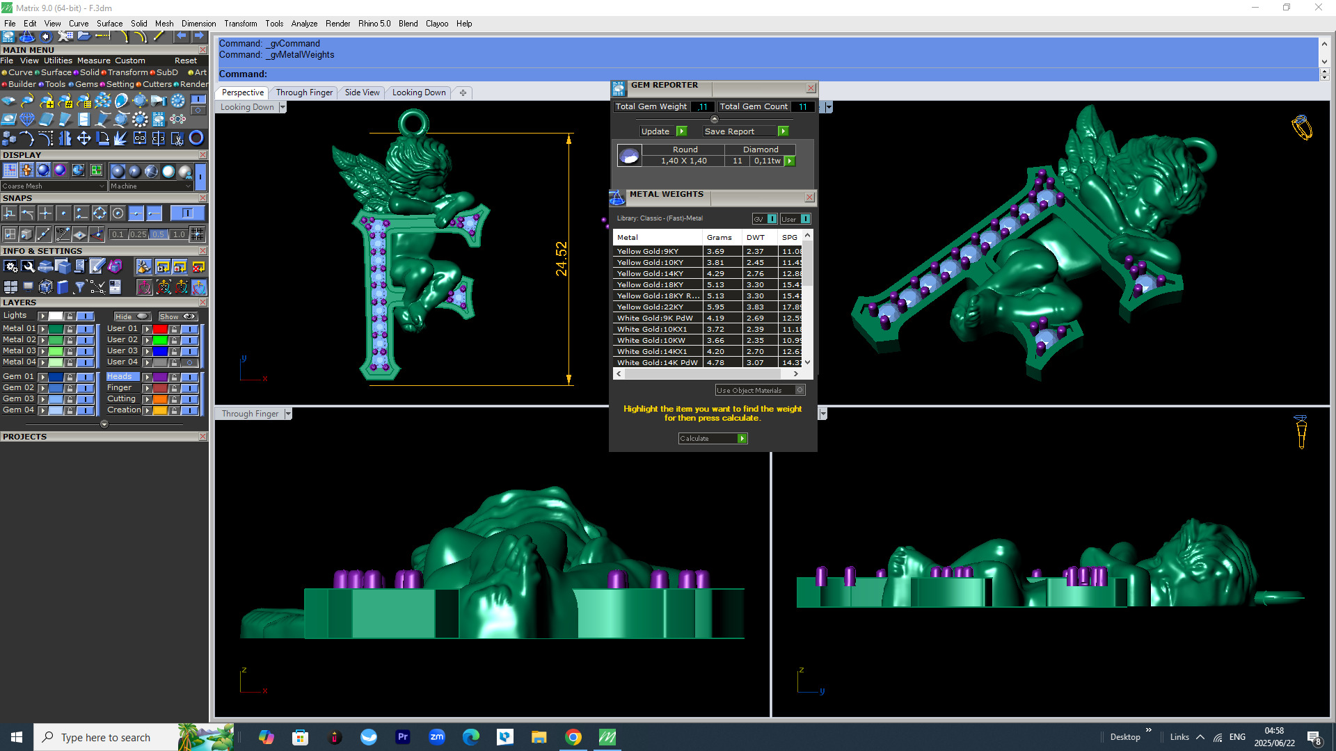 A To Z Coplete alphabic pandant stl file 3D print model_5