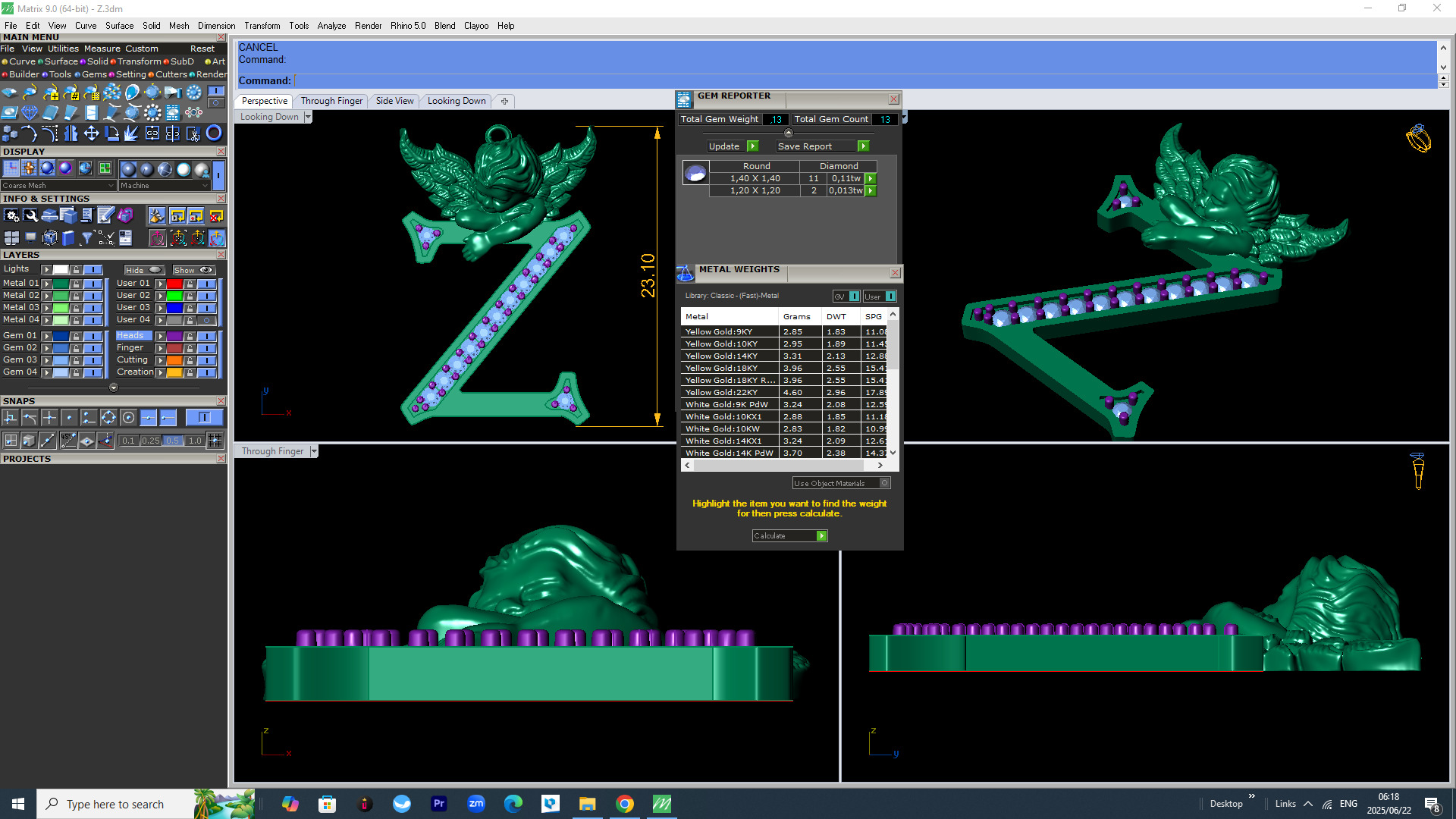A To Z Coplete alphabic pandant stl file 3D print model_24