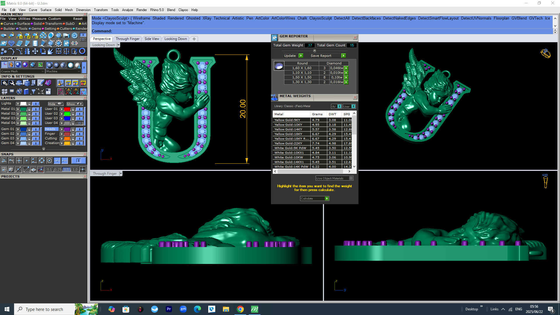 A To Z Coplete alphabic pandant stl file 3D print model_19