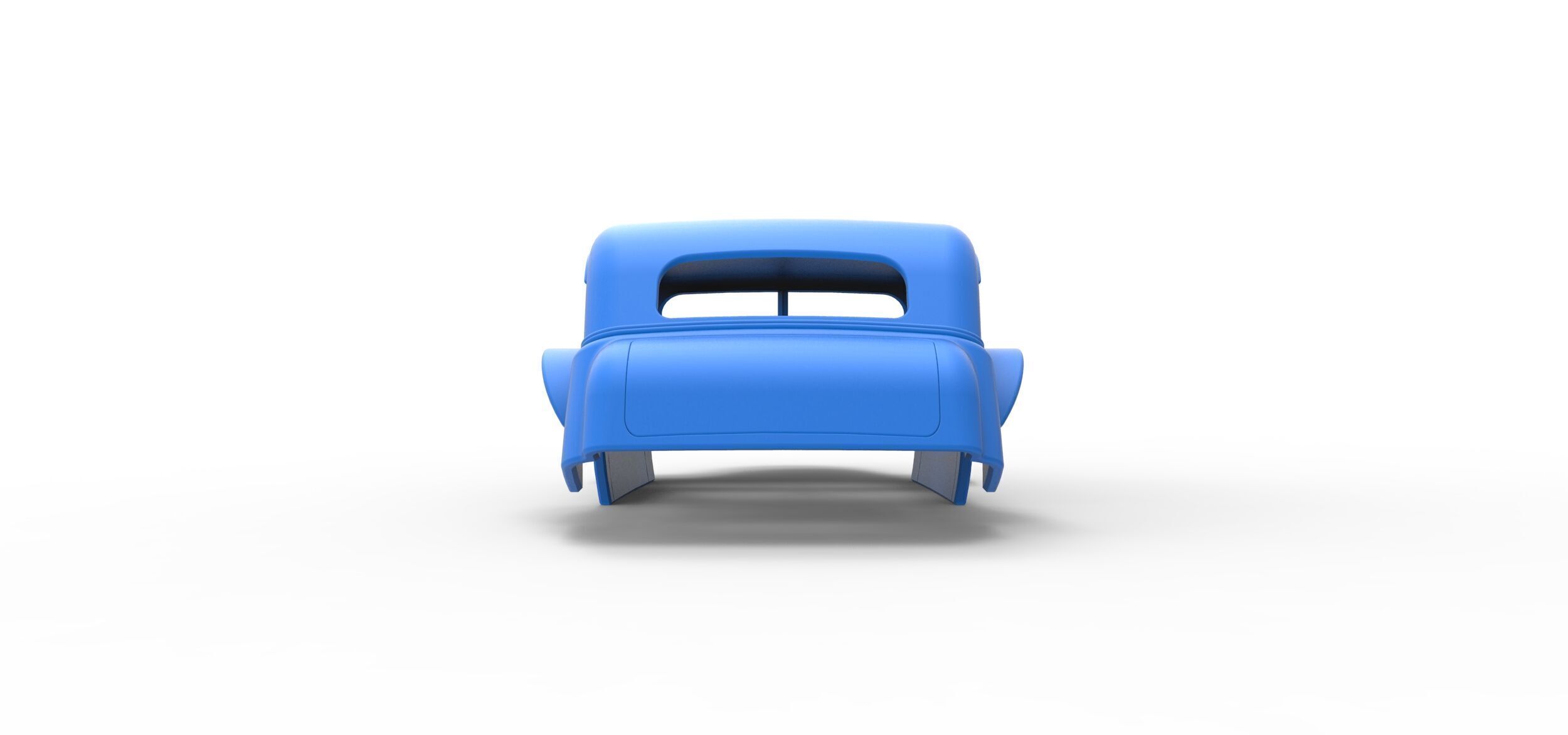 Shell of Vintage Asphalt Modified stock car V5 Scale 1 to 25 3D print model_11