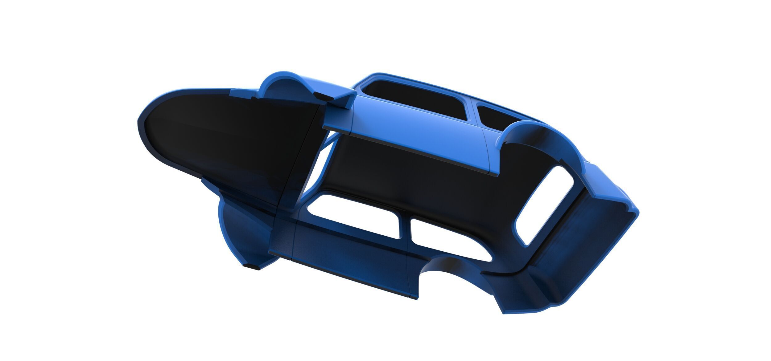 Shell of Vintage Asphalt Modified stock car V5 Scale 1 to 25 3D print model_2