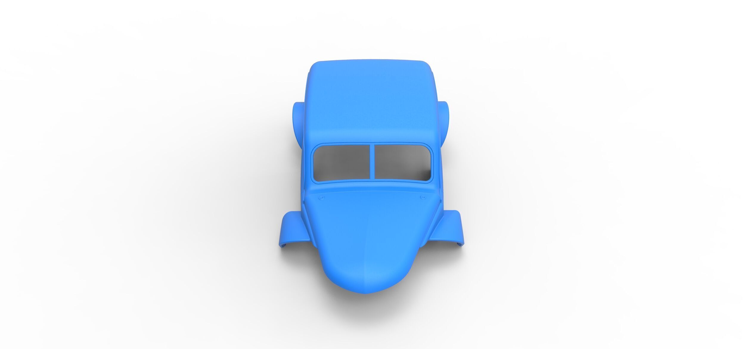 Shell of Vintage Asphalt Modified stock car V5 Scale 1 to 25 3D print model_5