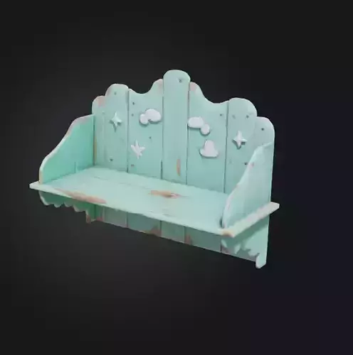 Stylized Cartoon Shelf