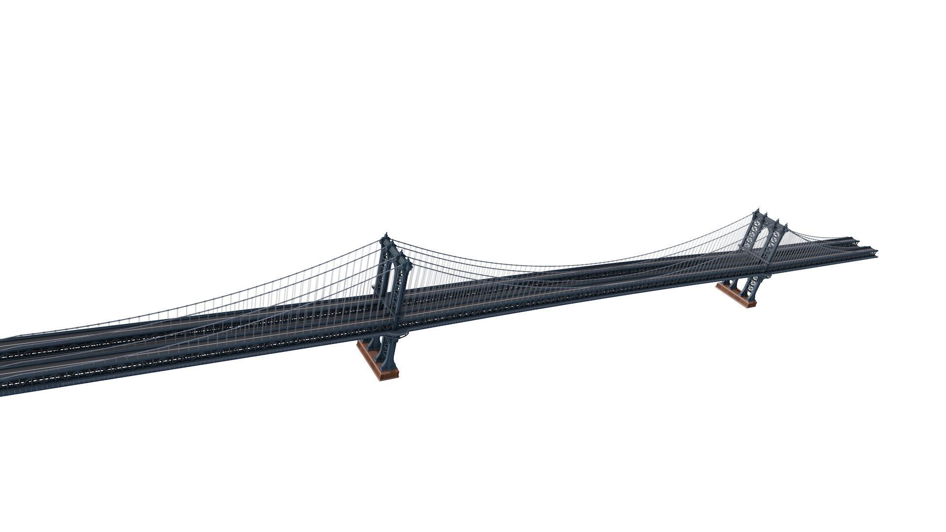 Manhattan Bridge 3D model_1