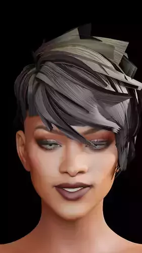 Rihanna 3d model