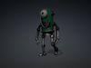 Game Ready Robot Character MINI Rusted BOT Low-poly 3D model_1