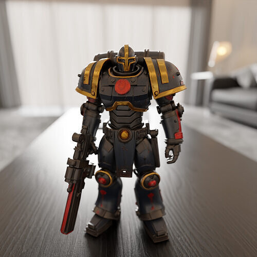 combat armor 3D print model