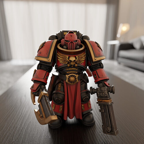 combat armor 3D print model