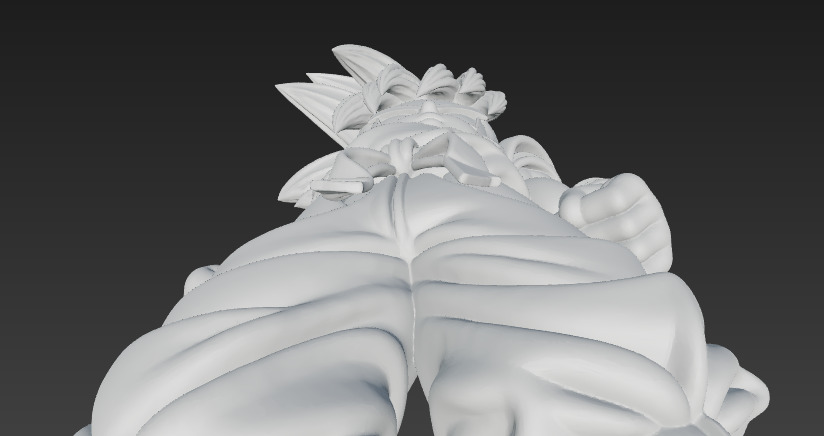 Mini Goku Warrior 3D print model_4