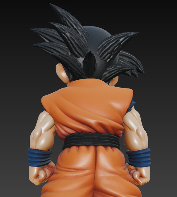 Mini Goku Warrior 3D print model_8