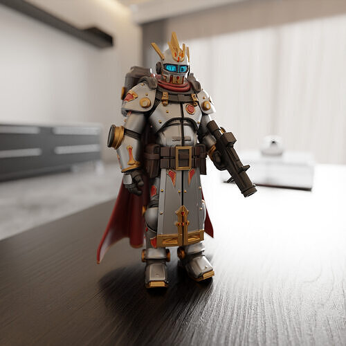 combat armor 3D print model
