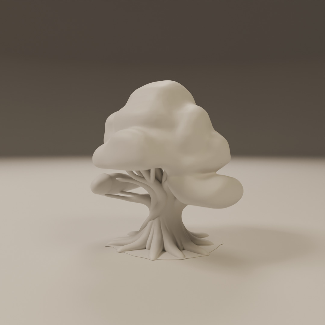 Tree garden 3D print model_5