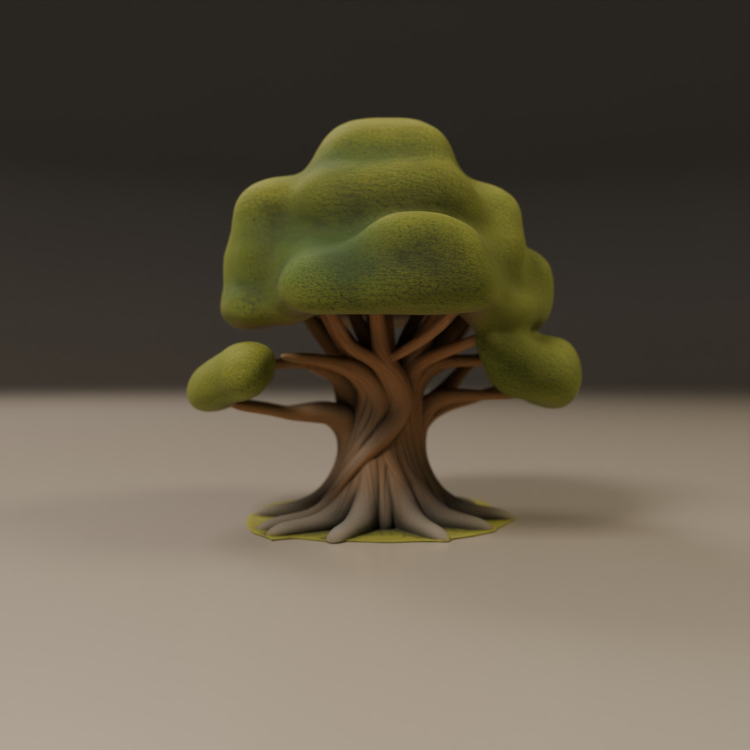 Tree garden 3D print model_16