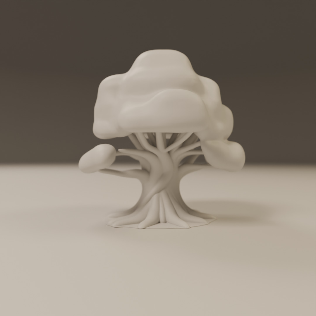 Tree garden 3D print model_8