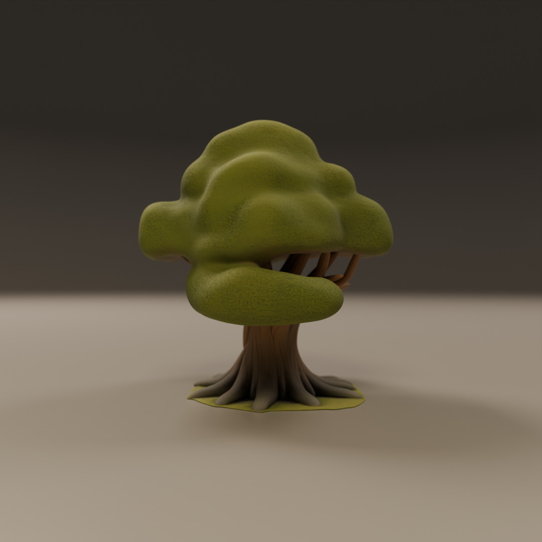 Tree garden 3D print model_10