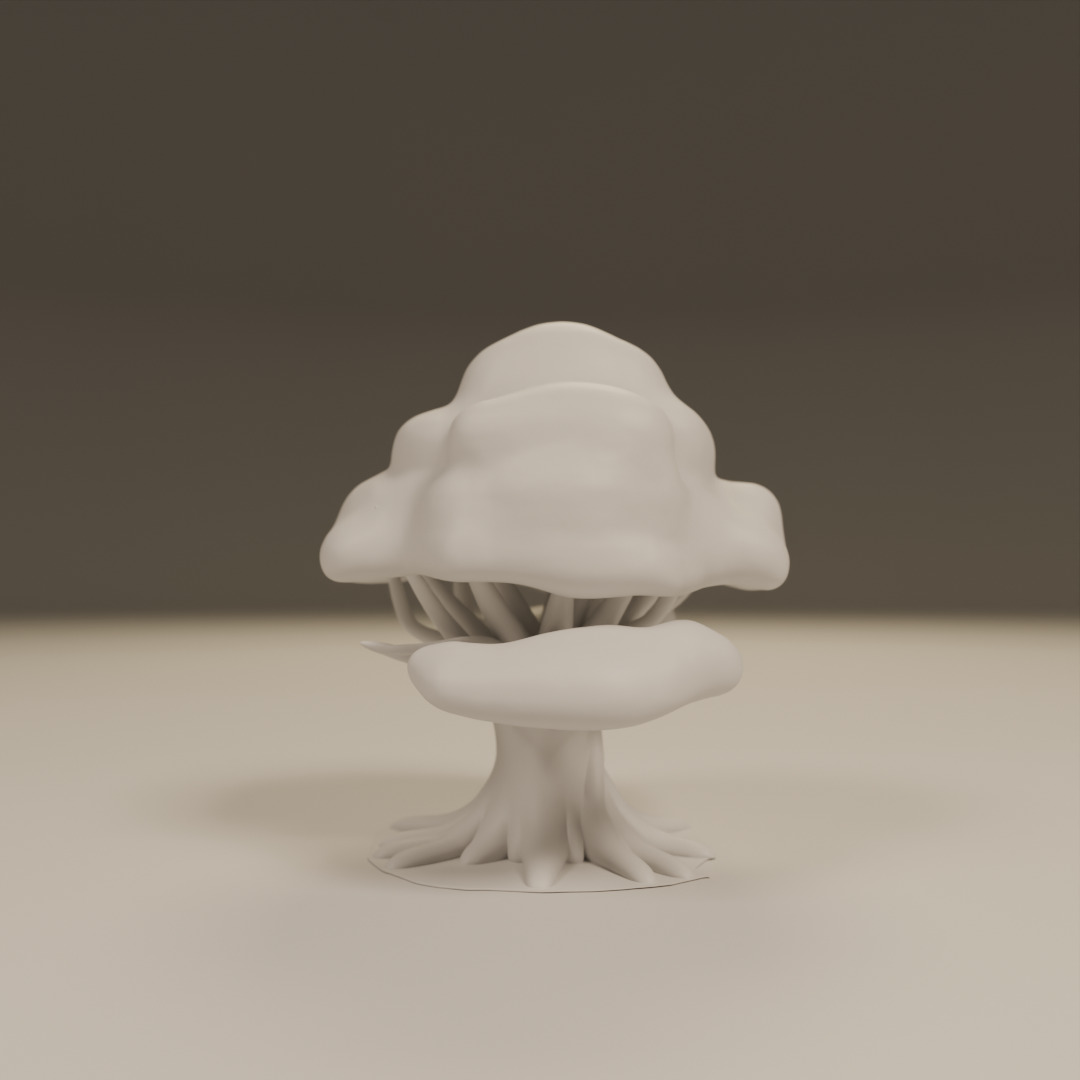 Tree garden 3D print model_1