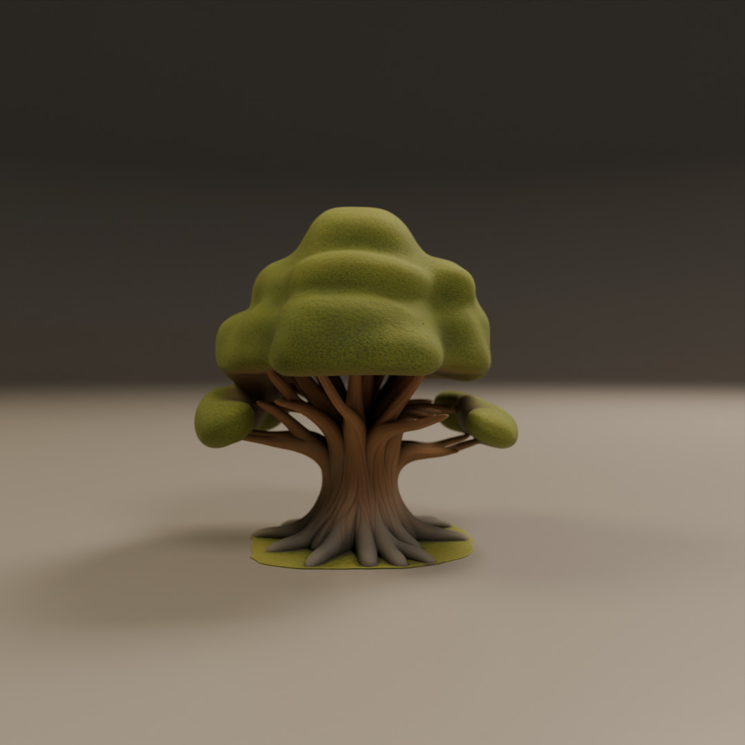 Tree garden 3D print model_11