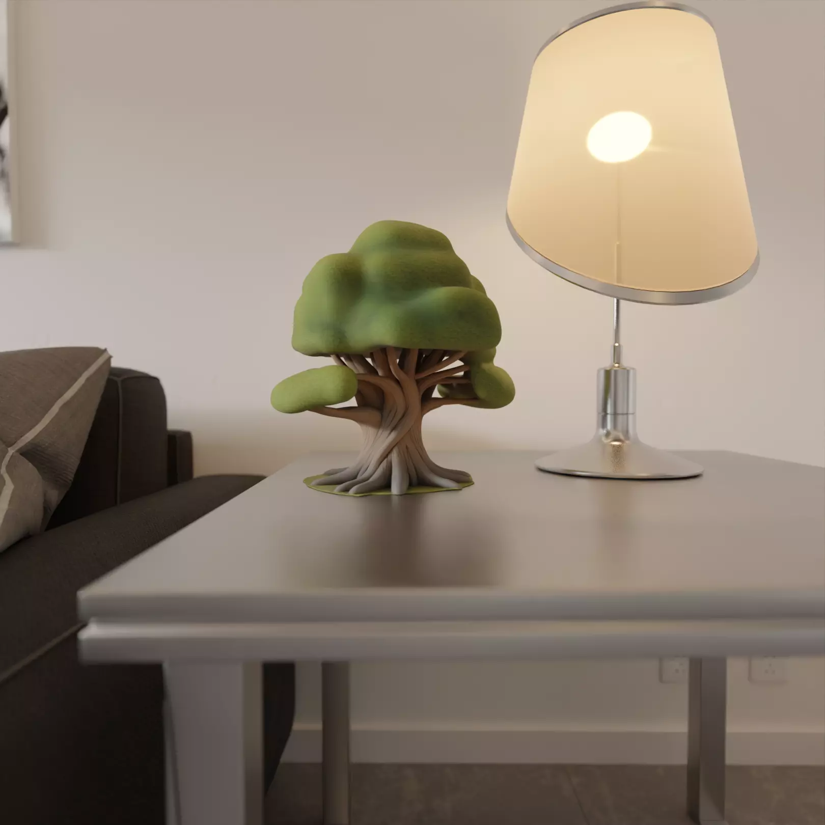 Tree garden 3D print model_0