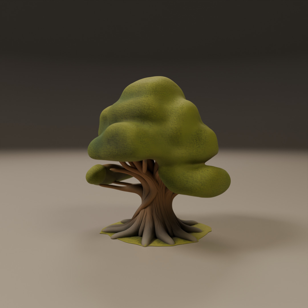 Tree garden 3D print model_13