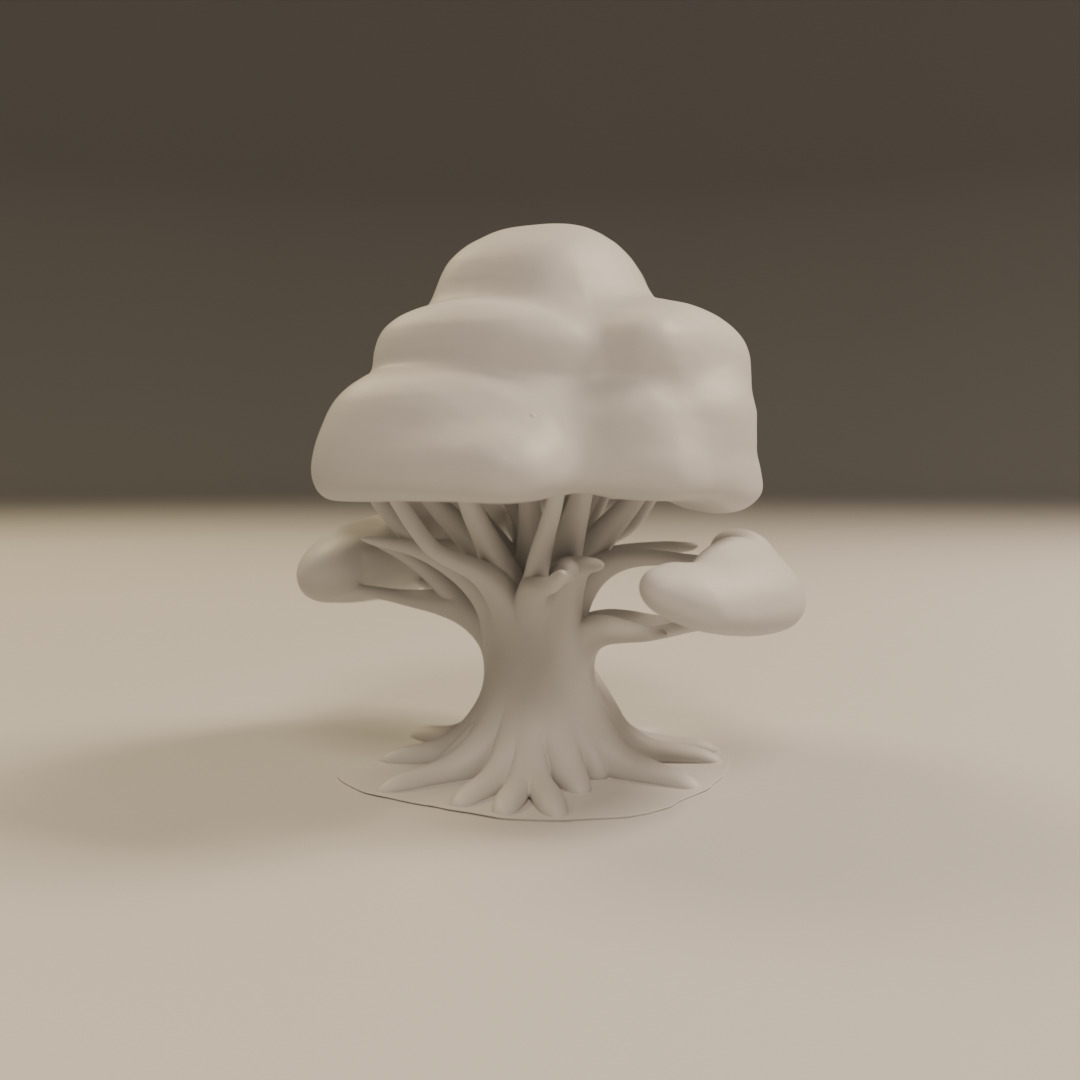 Tree garden 3D print model_7